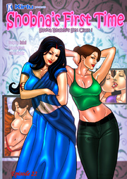 Sexy Savita persuades her female friend to create a lucky day for her male companion together