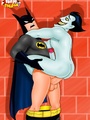 Batman rimming hard his cartoon enemy - Picture 1