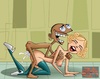 All toon cuties from Clone High get their slippery twats screwed with