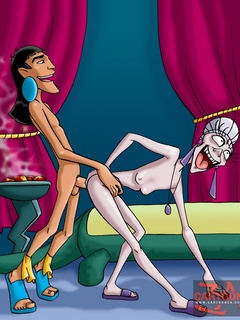 Dirty Yzma from The Emperor's New School gets pounded - Picture 1