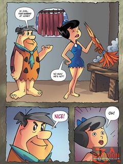 Awesome drawn porn story with Betty Rubbles and Fred - Picture 1