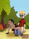 Nasty sluts Shego and Monique from Kim Possible get banged hard in a cool