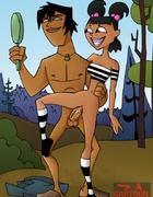 Pervert characters of Total Drama Island enjoys unleashed hardcore banging