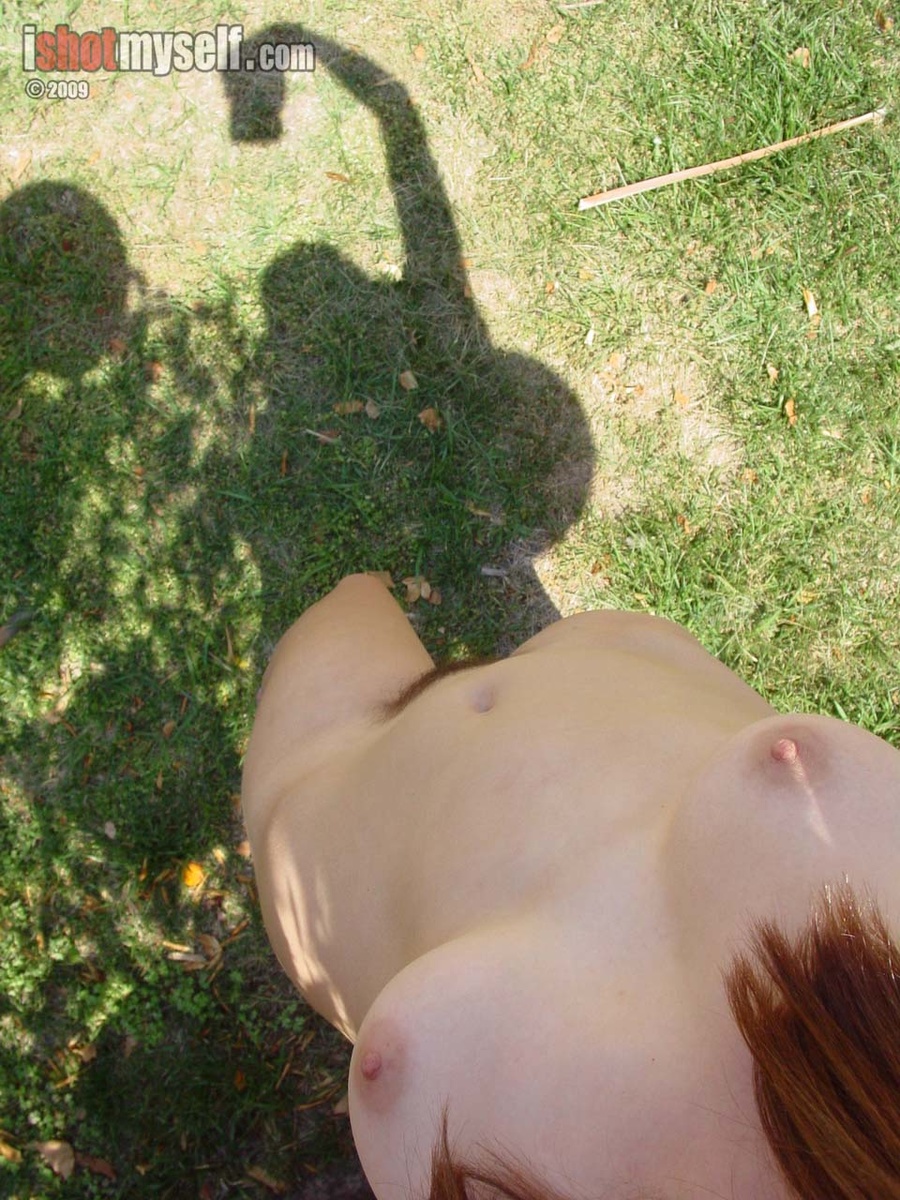 Chubby red teen Lydia loves to get naked in her garden and t expose her shaggy snatch - XXXonXXX - Pic 15