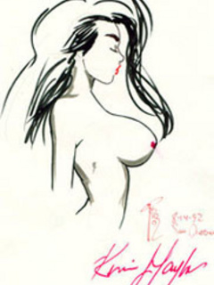 Magnificent sketches with wonderful busty vixens for - Picture 2