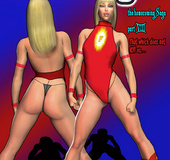Cool warrior girls looking for their new victims in a hot 3d porn comix