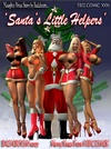 Awesome porn drawn comix with kinky Santa torturing his enslaved "helpers"