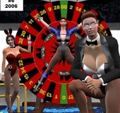 Busty brunette chick gets stretched on the wheel and punished cruelly