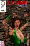 Two hot chicks fixed in a special bdsm device struggling to escape n breath-taking