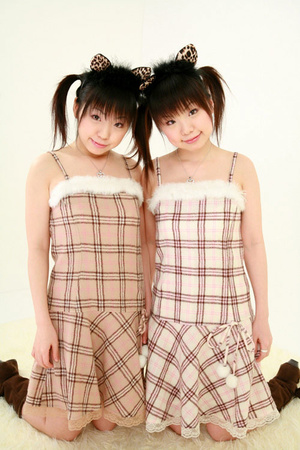 Lovely Asian twins love change images and take part in explicit photo sessions - XXXonXXX - Pic 10