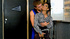 Slutty brunette bitch in office clothes seduces an electrician to dirty