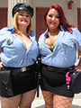 Two plump policewomen and a lad fucking - Picture 1