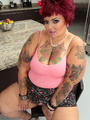 Tattooed mom with red hair fucking with - Picture 8