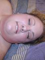 Ponytailed fat bitch swallows black - Picture 1