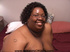 Fat black mama in glasses sucks cock before assfucking