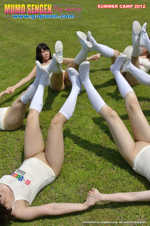 Nude Japanese school girl having their PE classes - XXXonXXX - Pic 20