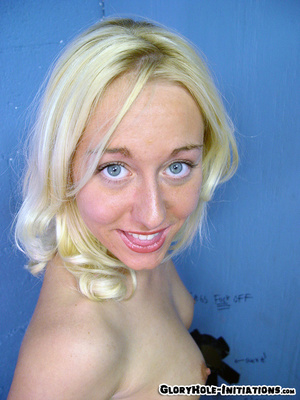 Blue eyed blonde upskirt pussy rubbing a - Picture 6