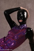 masked girl black and