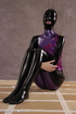 masked girl black and