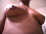 Horny boyfriend enjoys fondling the naked body of a black slut bitch