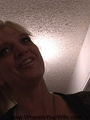 Dutiful blond wife greets her husband - Picture 1