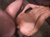 Slim seductive chick pulls down black underwear to get her asshole screwed