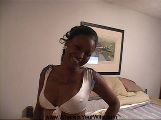 Very hot likable tattooed black chick shows off her - Picture 2