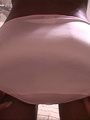 Sexy slender ebony chick in white panty - Picture 3