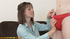 A gorgeous sexy lady doing a woman's charm of handjob