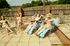 steaming hot pool handjob