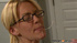 Nerdy blond doing a nasty cocksucking job
