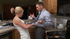 A crazy blowjob done in kitchen