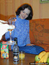 tipsy young brown girl