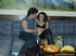 Black girl in leather trusers lets her guy undress her for having  some
