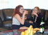 Sexy blond and redhead lesbians drinking and get so horny that they can't