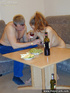 Big titted young chick teasing her guy, sucks him and gets his cock in