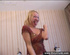 Relaxed blond teen goes to bed to show off her sweet pussy before sweet