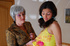 Mature and teen have sweet lesbian adventure on a pink sofa