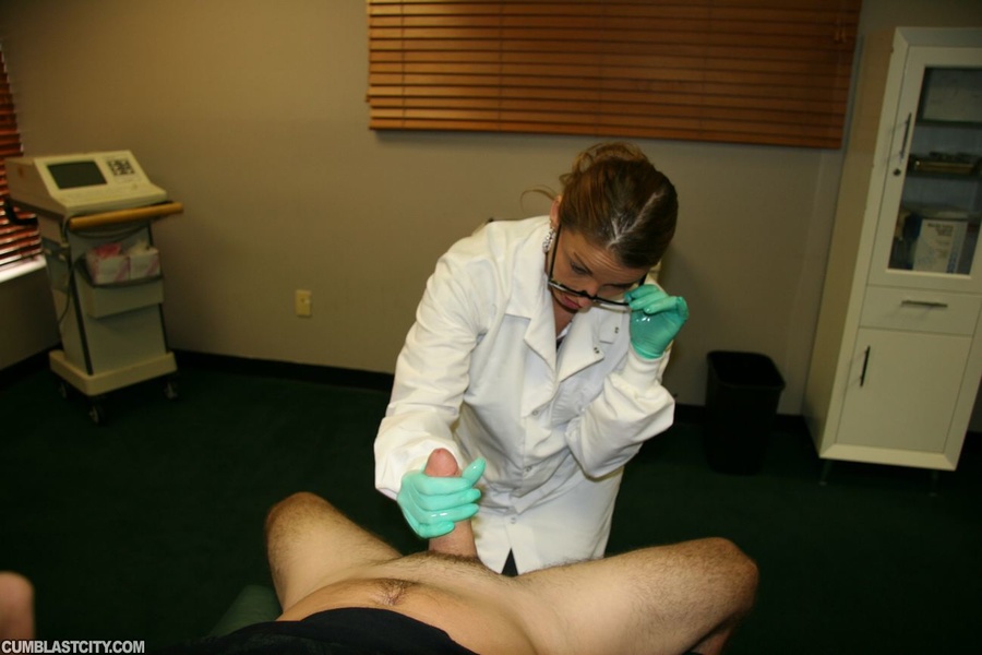 Throbbing dick spurts horny doctor with a monster cumshot - XXXonXXX - Pic 3