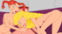 Cartoon teen Elizabeth and her sister Deborah sucking rockhard cock on