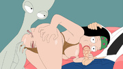 Young busty toon girl Hayley gets her ass hole licked by Roger while sucking huge meat.