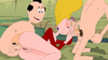 Horny toon dude Bob Oblongs fucks his wife's Pickles tight butt hole while