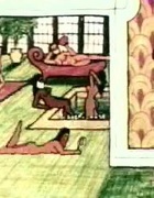 Big cocked toon guy gonna fuck horny women in the huge harem.