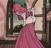 Slutty pinky hair toon babe gets her snatch plowed in the forest by muscular