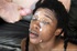 Nasty deep throat job for a slut temptress