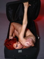Breathtaking red gymnast girl in funny - Picture 10