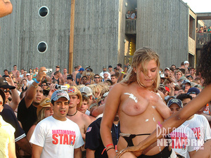 Hit the beach with our camera crew for this insane spring break party where clothing is optional! - XXXonXXX - Pic 15