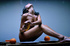 brunette beauty posing nude