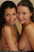 Sweet teen in bed on all fours spanked by girl