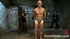 Cock sucking man fucked in BDSM FMM threeway